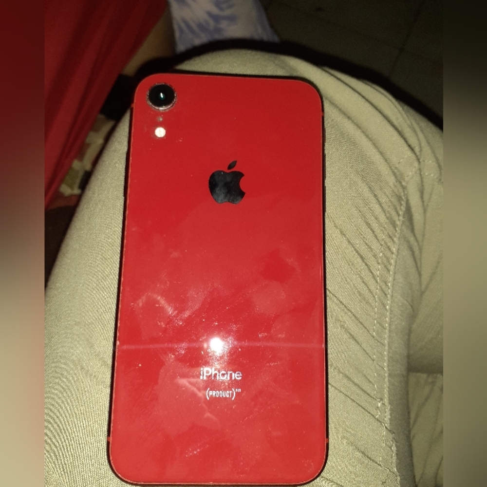 Red iphone XR